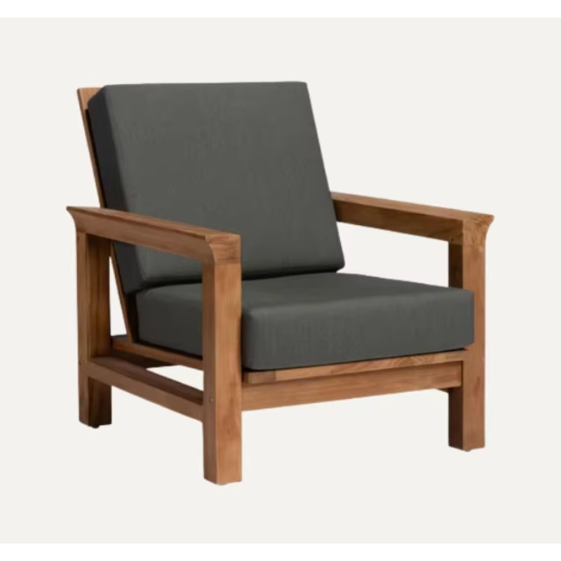Outdoor Furniture No Cushions - Buitenbank voor de tuin, enkele zitplaats,