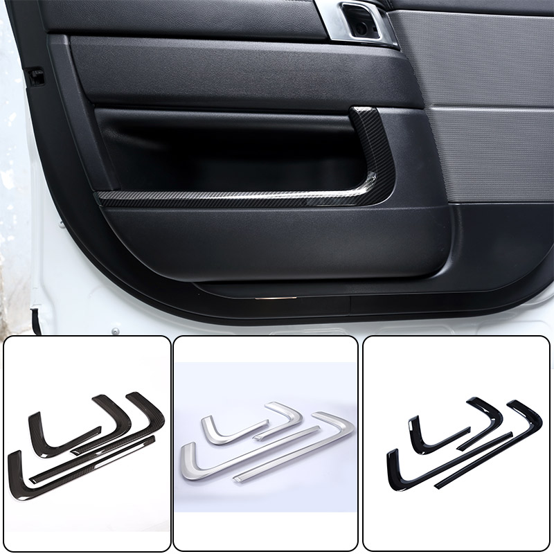Outdoor Furniture Glider - 4 Stuks Abs Koolstofvezel/Zwarte Auto Binnendeur