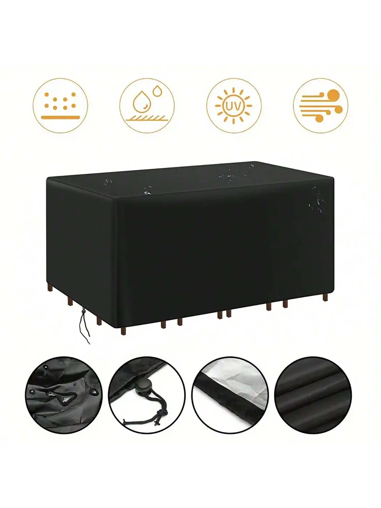 Outdoor Furniture Sofa - Multi-size buitenterras tuinmeubilair waterdichte stofkap voor