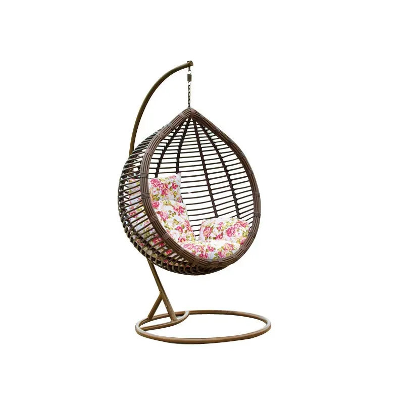 Hanging Egg Chair - Moderne hangstoel met standaard, eivormig, van