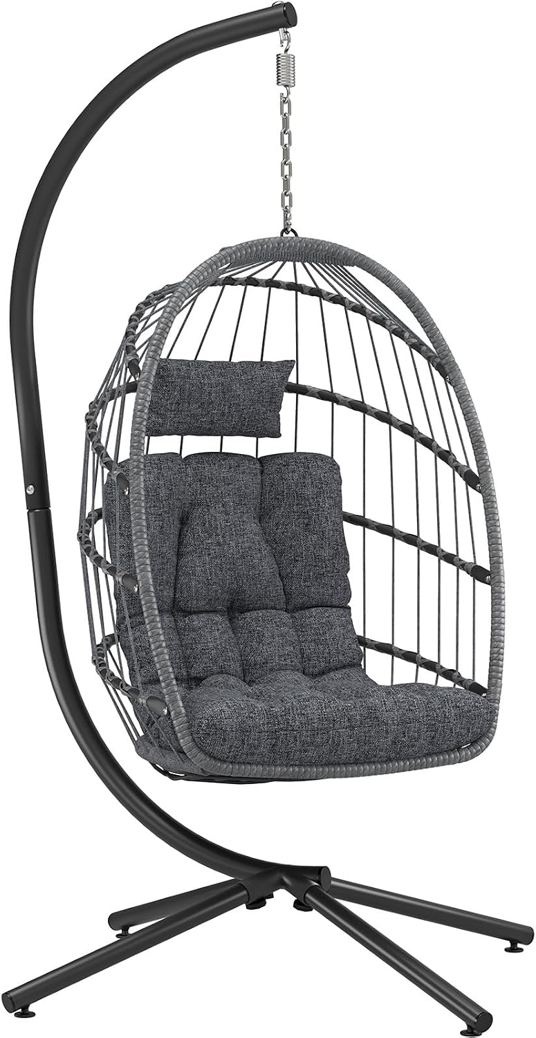 Hangende eierstoel met standaa - Hanging Egg Chair recensie en prijs