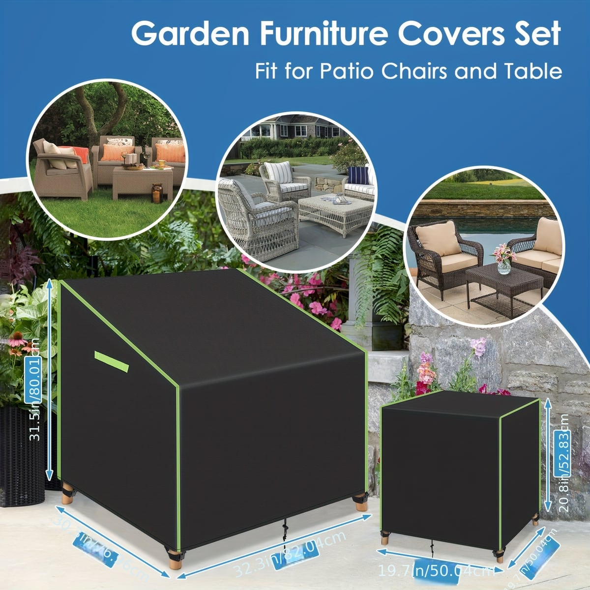 3-pack buitenstoelhoes, waterd - Outdoor Furniture Sofa recensie en prijs