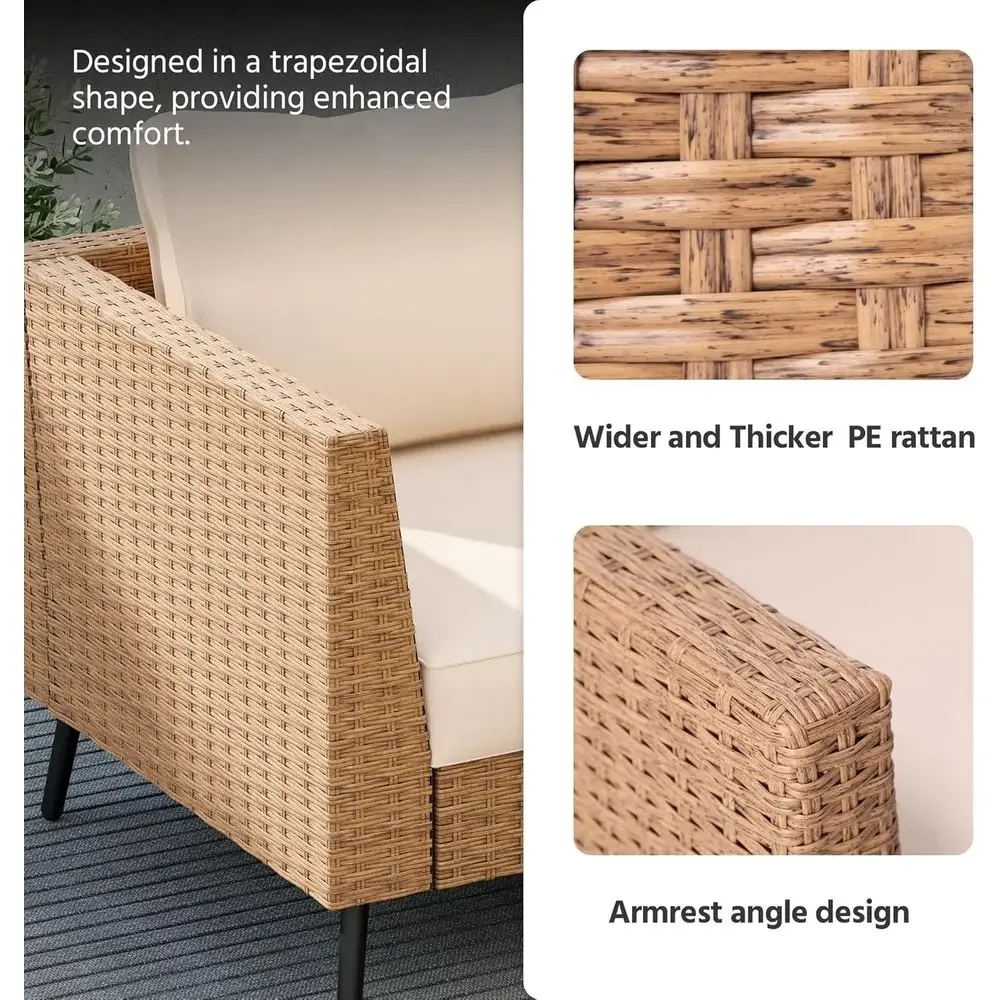 6-delige tuinmeubelset, rotan  - Outdoor Furniture With Storage For Cushions recensie en prijs