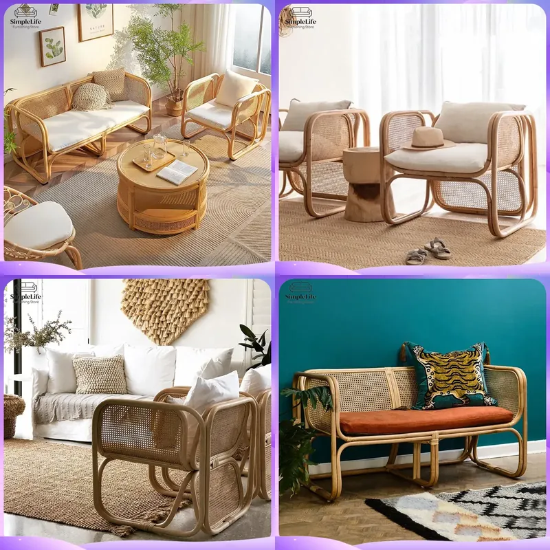 Japanse stijl rotan buitenbank - Outdoor Furniture Japanese Style recensie en prijs