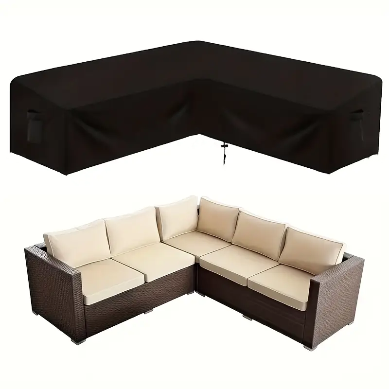 Buitenhoes voor L-vormige meub - Outdoor Furniture Sofa recensie en prijs