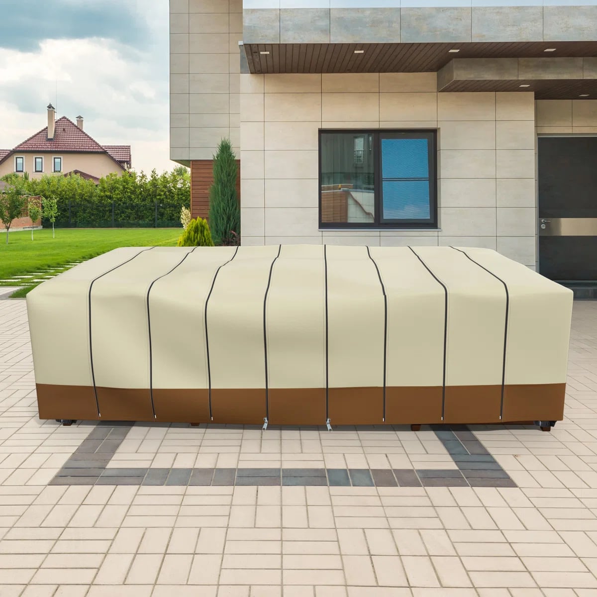 Waterdichte buitenhoekbankhoes - Outdoor Furniture Sofa recensie en prijs