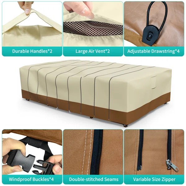 Waterdichte buitenhoekbankhoes - Outdoor Furniture Sofa recensie en prijs
