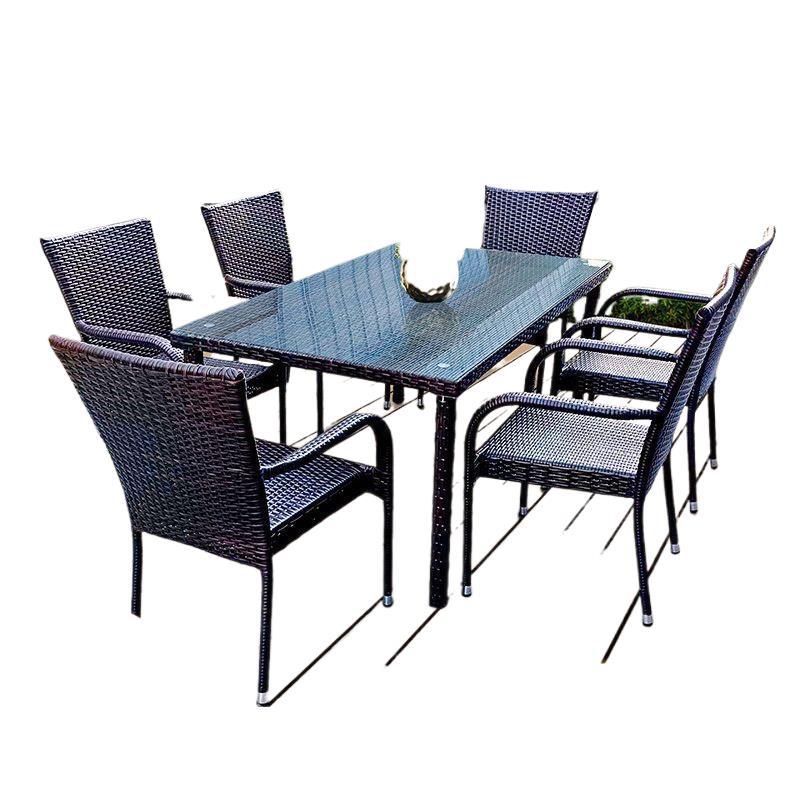 Outdoor rotan tafels en stoele - Outdoor Furniture Balcony recensie en prijs