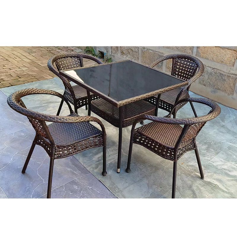 Outdoor rotan tafels en stoele - Outdoor Furniture Balcony recensie en prijs