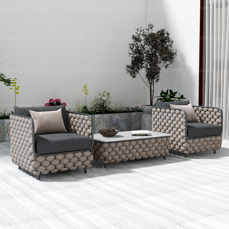 3-zits loungeset van rotan voo - Outdoor Furniture Grey recensie en prijs