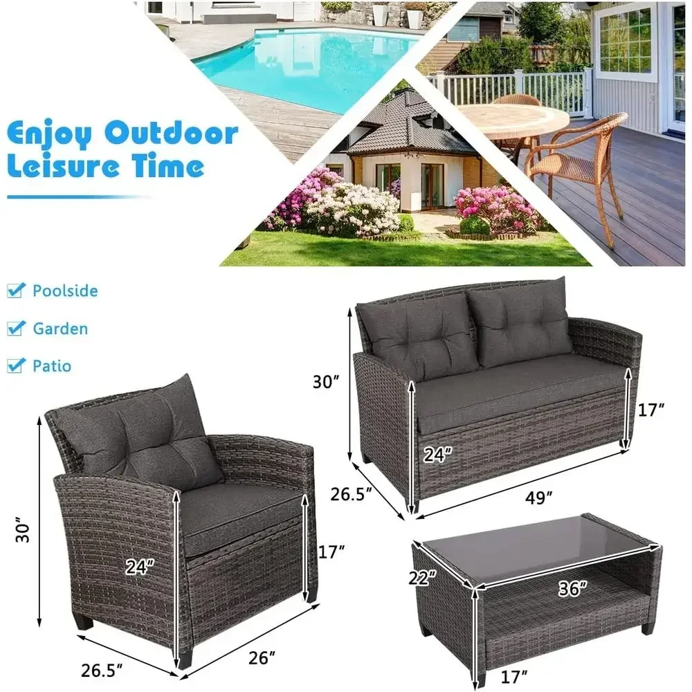 Grijze tuinmeubelset voor buit - Outdoor Furniture Grey recensie en prijs