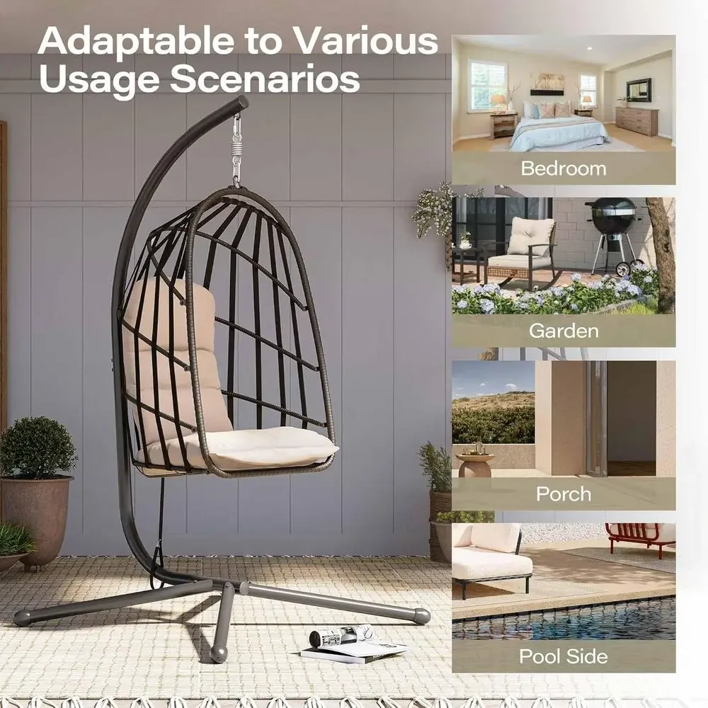 Hangstoel voor binnen en buite - Hanging Egg Chair recensie en prijs