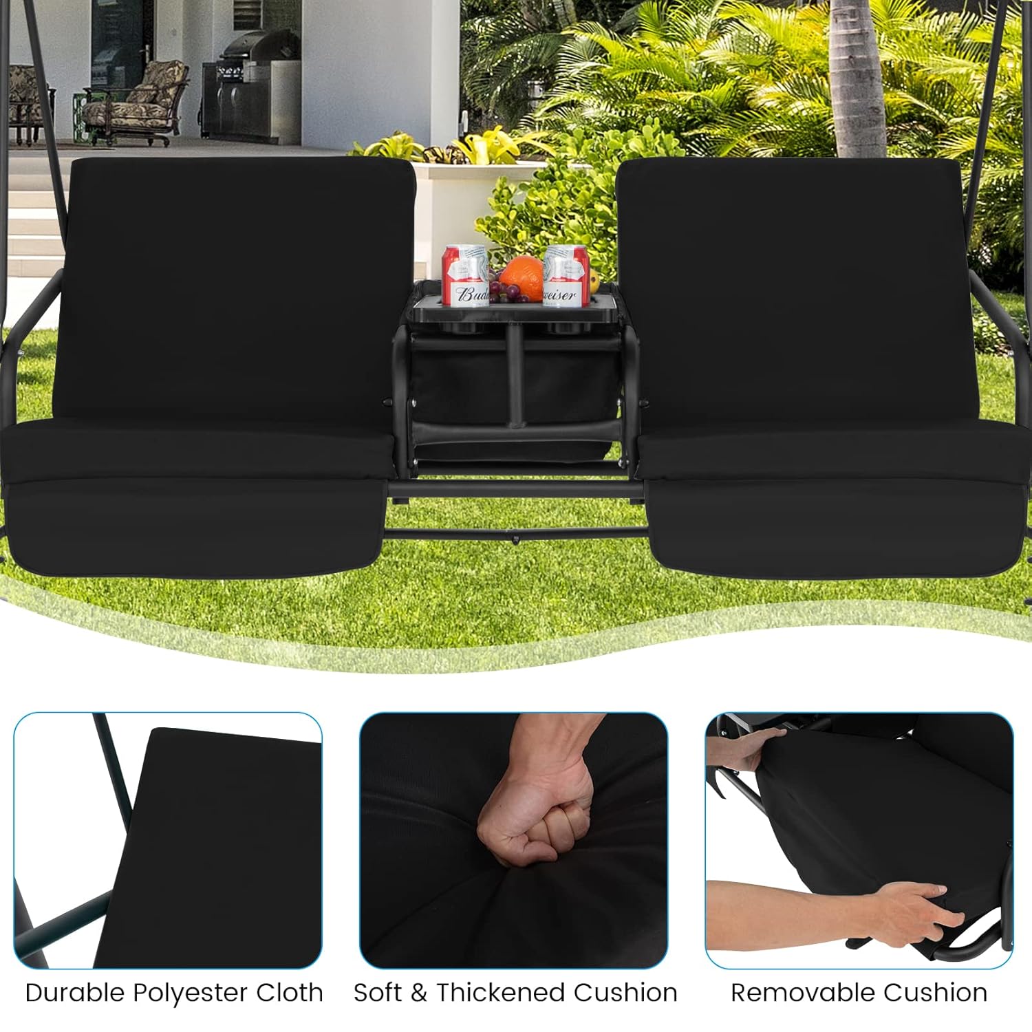 o*-2-persoons veranda-schommel - Outdoor Furniture With Storage For Cushions recensie en prijs