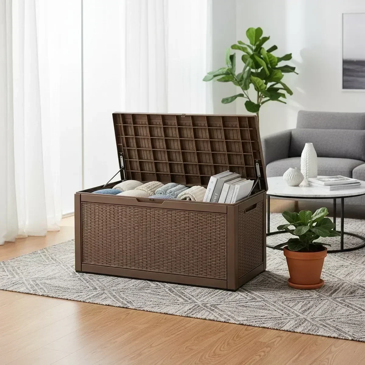 Grote buitenbergingbank, water - Outdoor Furniture With Storage For Cushions recensie en prijs