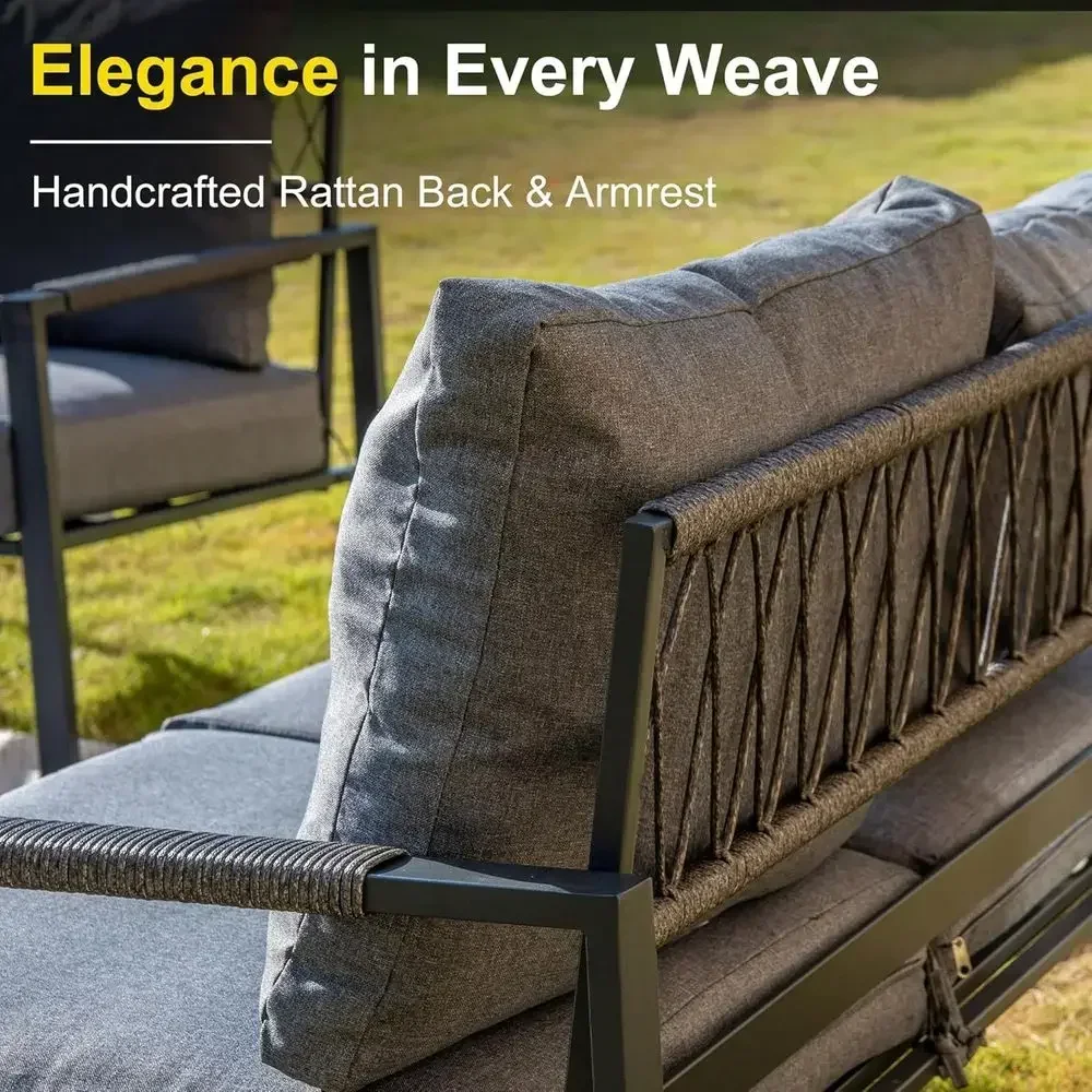 5-delige moderne tuinmeubelset - Outdoor Furniture Balcony recensie en prijs
