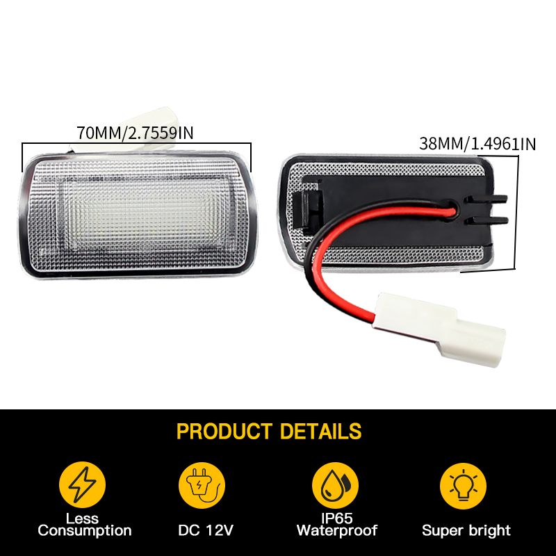 2/10PC LED Courtesy Lamp Autod - Outdoor Furniture Glider recensie en prijs
