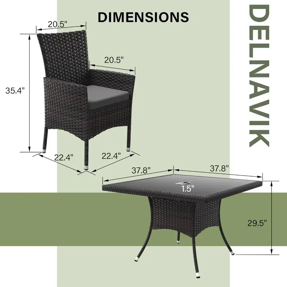 Terrasmeubelset, inclusief 8 s - Outdoor Furniture Grey recensie en prijs