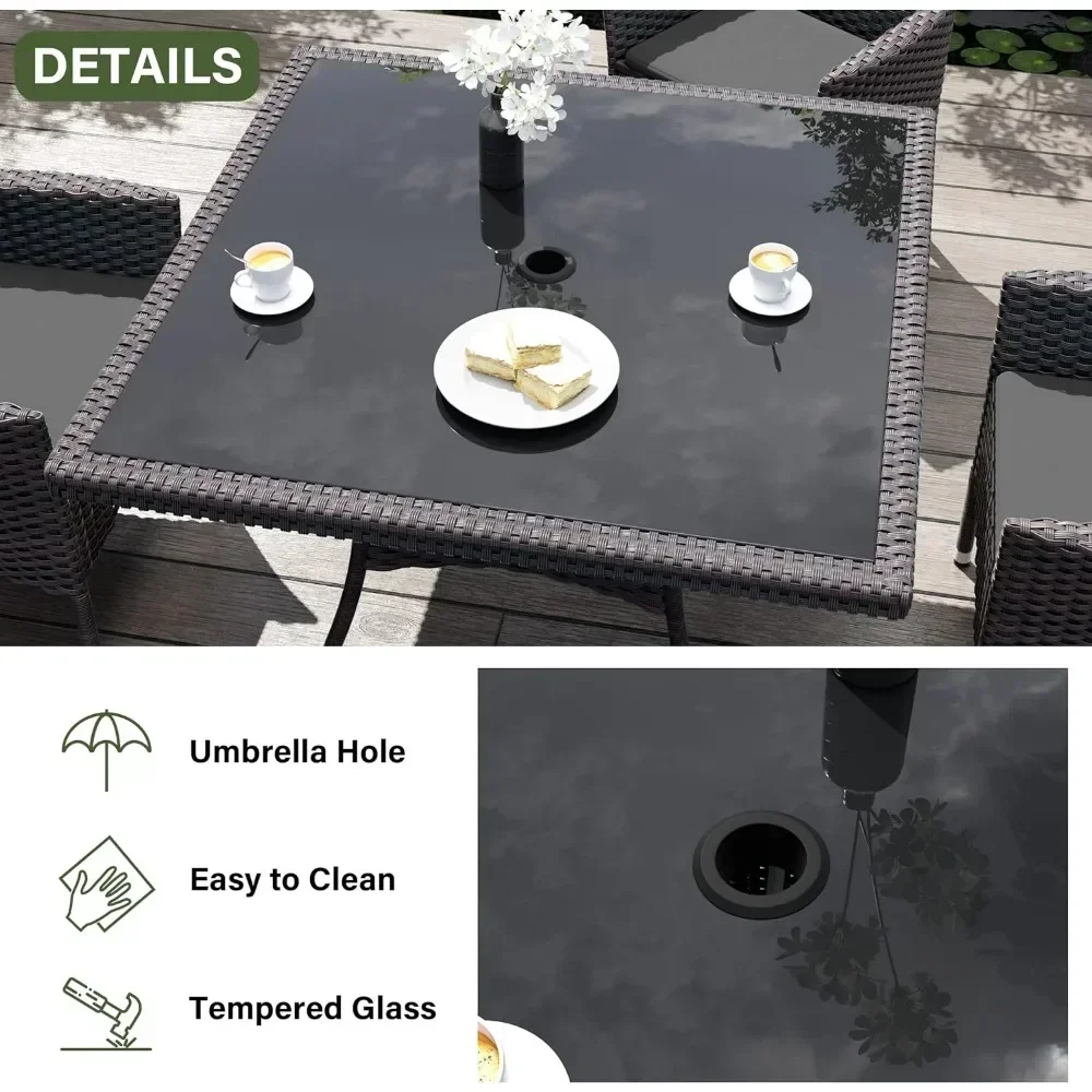 Terrasmeubelset, inclusief 8 s - Outdoor Furniture Grey recensie en prijs